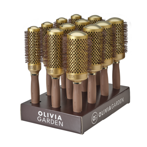 EXPERT BLOWOUT SHINE Wavy Bristles Gold&Brown 20
