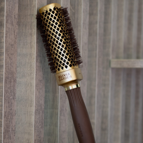 EXPERT BLOWOUT SHINE Wavy Bristles Gold&Brown 35