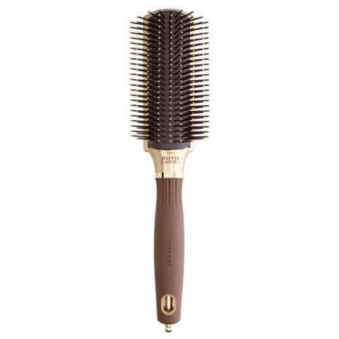 EXPERT STYLE CONTROL Nylon Bristles Gold&Brown
