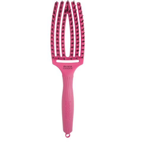 Fingerbrush Care Iconic Boar&Nylon Hot Pink M