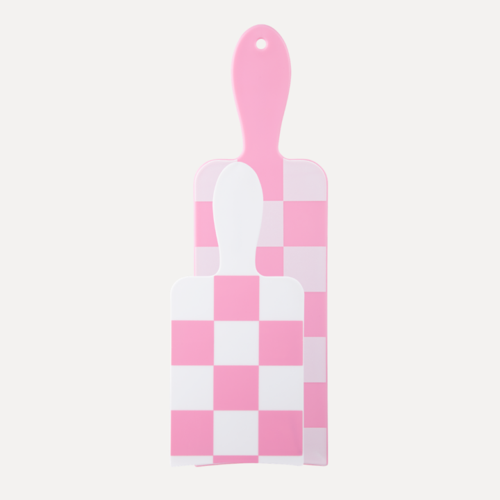 FRAMAR PADDLE PACK CHECKERED PINK+WHITE board